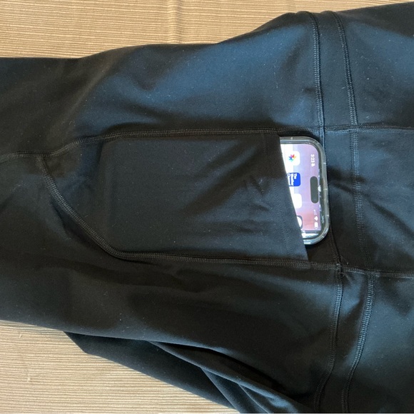 IUGA sandwich front Power Tight Leggings Set in Grey, Green, Navy, and Black - Picture 9 of 16